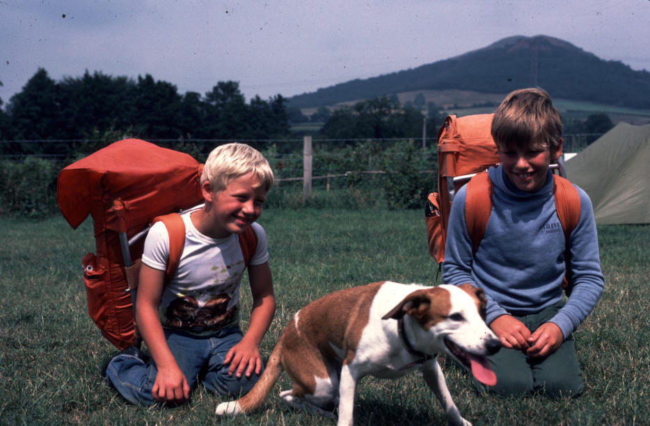 Children camping